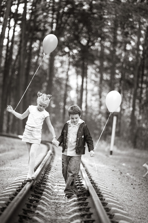 Дети - Дети на железной дороге
