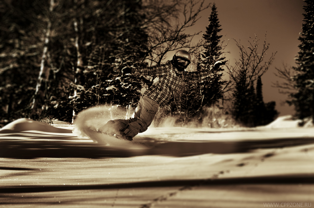 Горнолыжный отдых - Шерегеш - Сноубордист. Фрирайд в Шерегеше