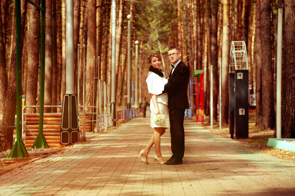 Свадебная фотография - Свадебная фотография в заельцовском парке