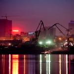 Город Новосибирск - Ночной вид на правый берег Новосибирска - Фотографии Новосибирска