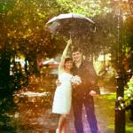 Свадьба под дождем. Свадьба в Новосибирске